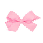 Mini Scallop Edge Grosgrain Bow