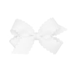 Mini Scallop Edge Grosgrain Bow