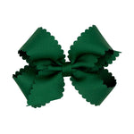 Medium Grosgrain Bow w/ Scallop Edge