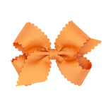 Medium Grosgrain Bow w/ Scallop Edge