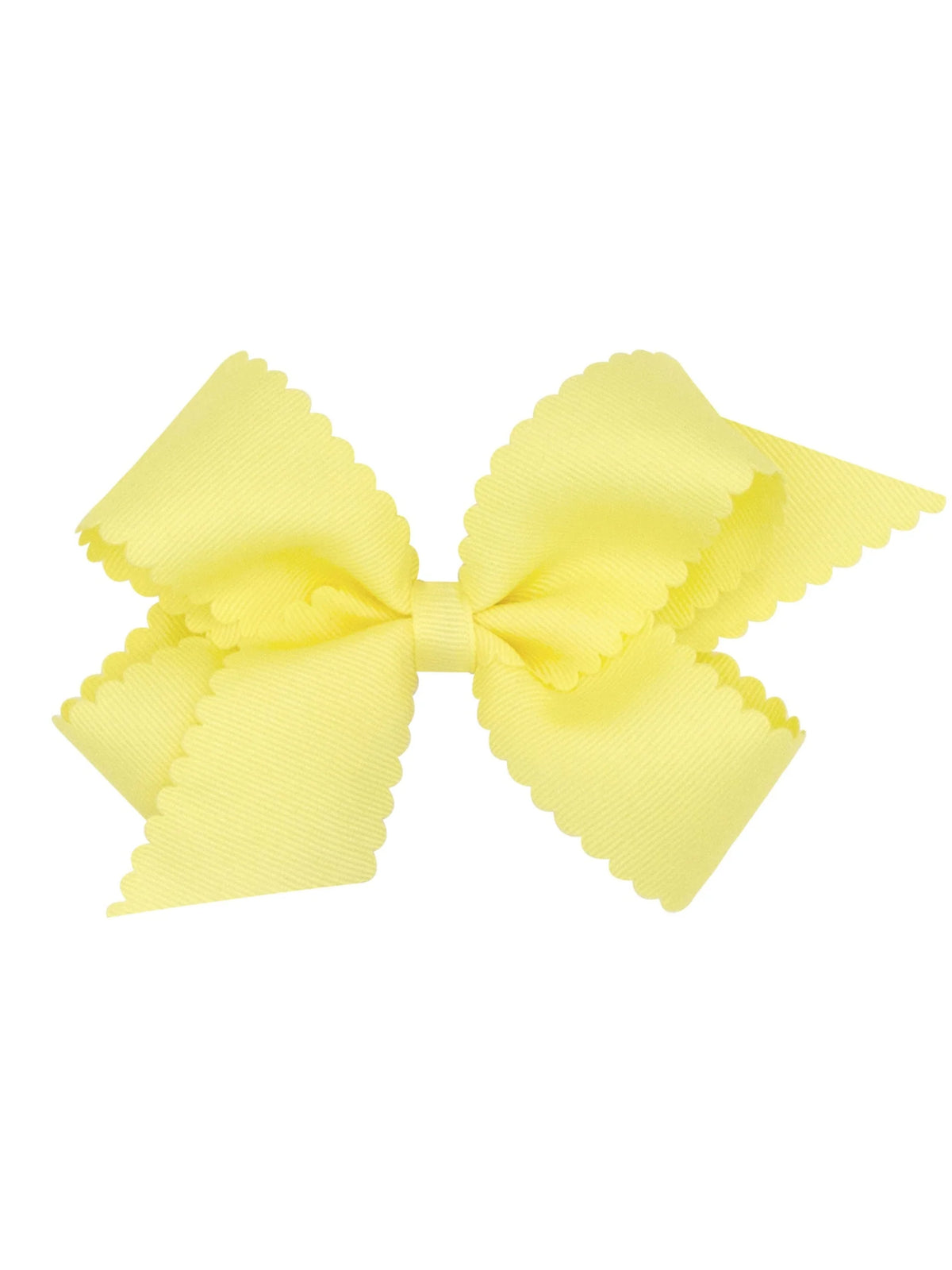 Mini Scallop Edge Grosgrain Bow