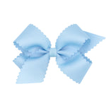 Medium Grosgrain Bow w/ Scallop Edge