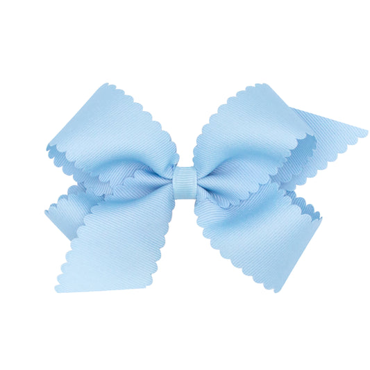 Medium Grosgrain Bow w/ Scallop Edge