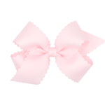 Medium Grosgrain Bow w/ Scallop Edge