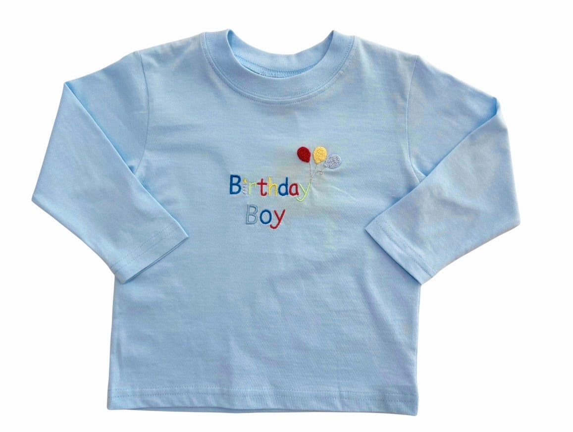 Birthday Boy w/Balloons L/S Tee