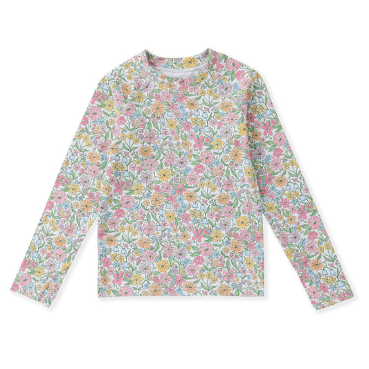 Boho Floral Top w/Finger Hole