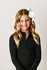 Black Active Jacket w/Finger Hole