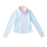 Fancy Floral Active Jacket w/Finger Hole