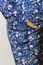 Navy Ditsy Floral Active Legging
