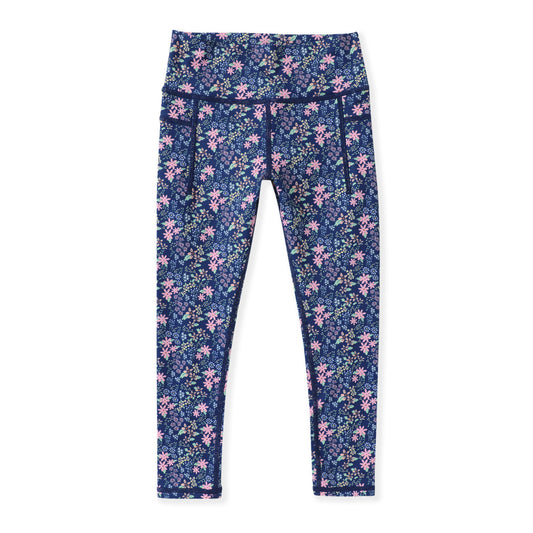 Navy Ditsy Floral Active Legging