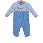 Construction Trucks Romper