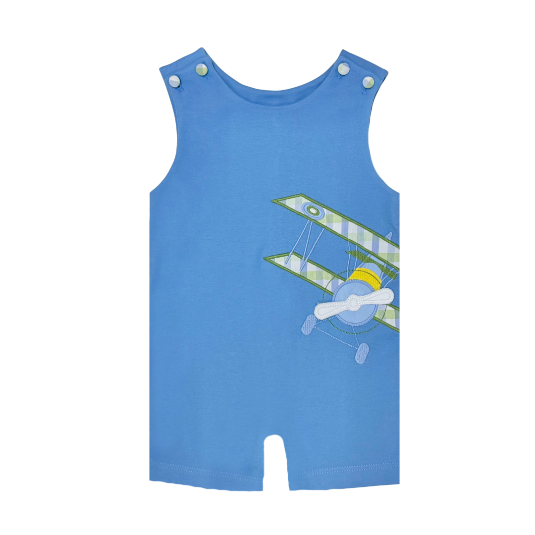 Airplane Periwinkle Knit Ashton Shortall