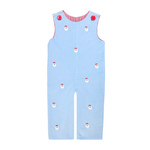 Santa Face Embroidered Reversible Longall