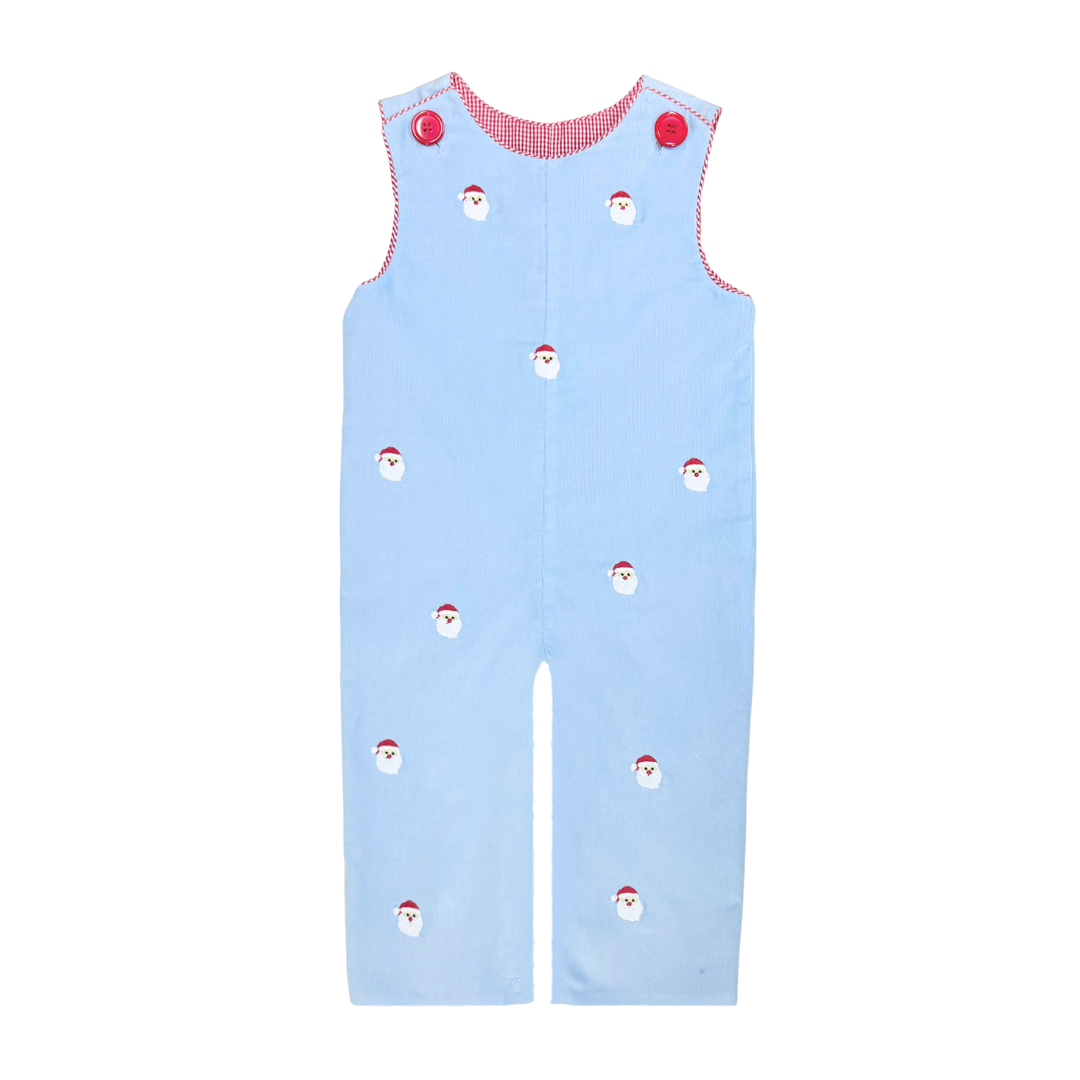Santa Face Embroidered Reversible Longall