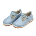 Selina Scalloped Dusty Blue T-Strap Maryjane