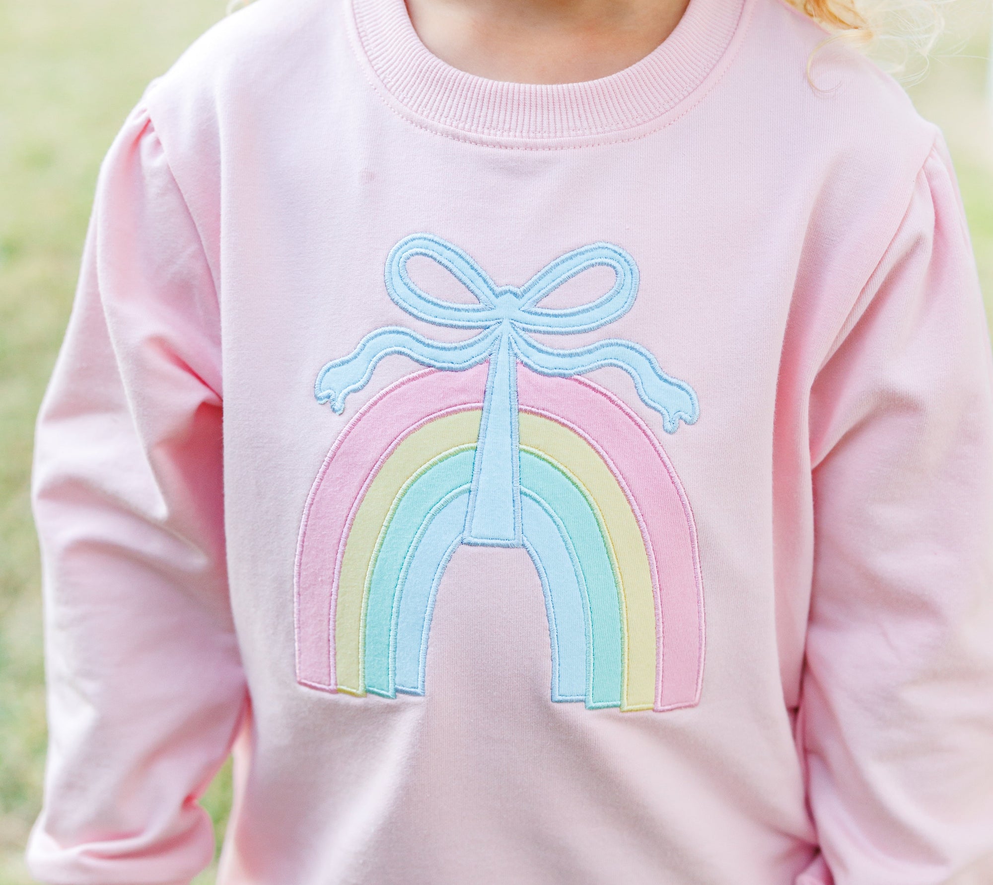 Rainbow French Terry Pullover