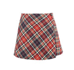 The Becca Skort Red Plaid Print