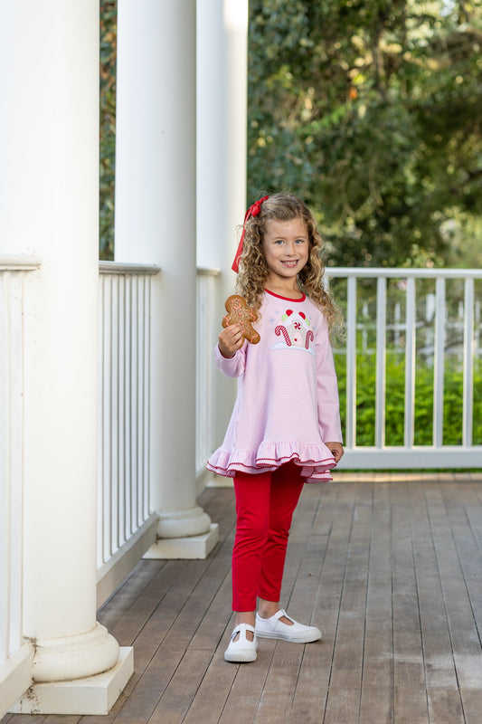 Gingerbread House Pant Set