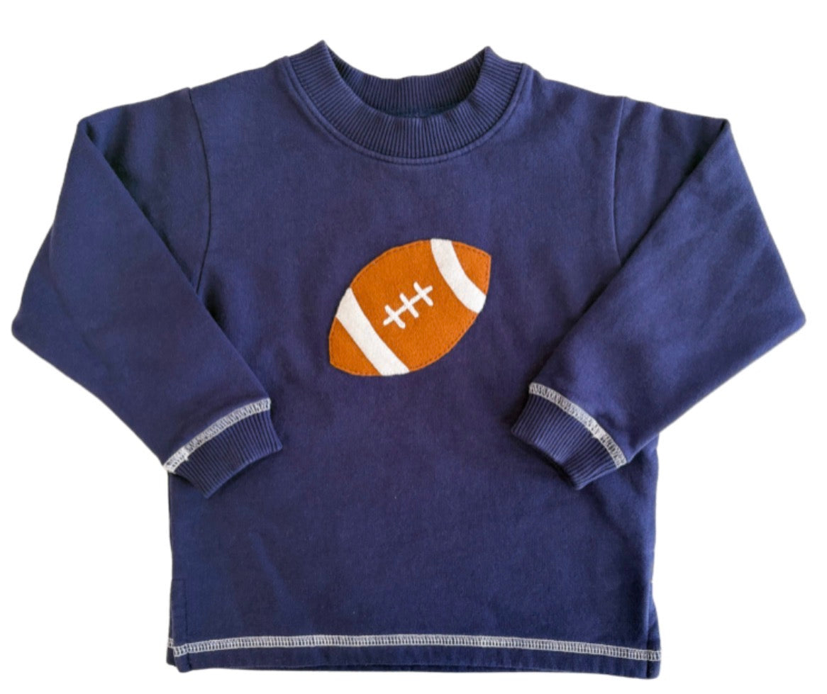 Navy Football Sweatshirt