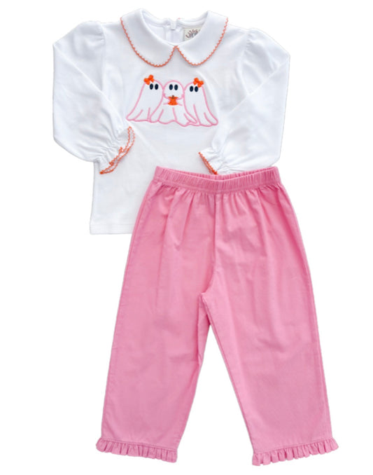 Three Ghosts Ruffled Pant Set