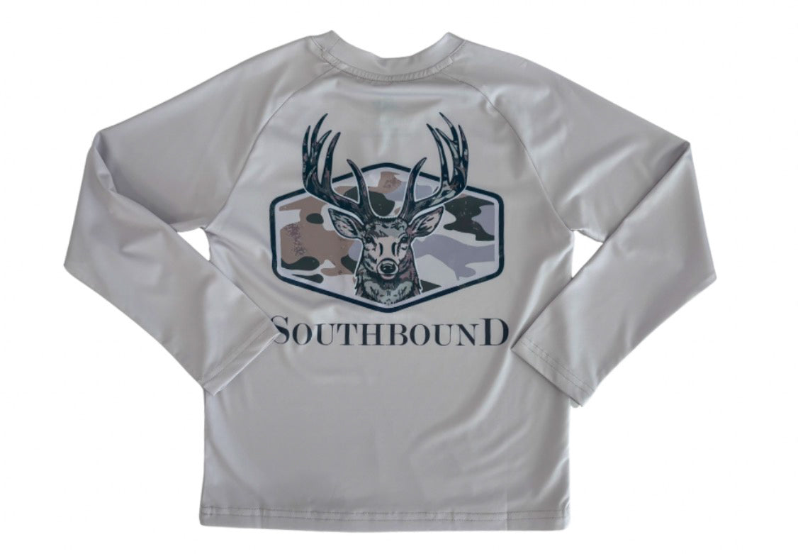 Camo Deer L/S Performance Tee