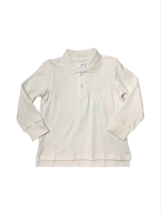 White LS Polo Shirt