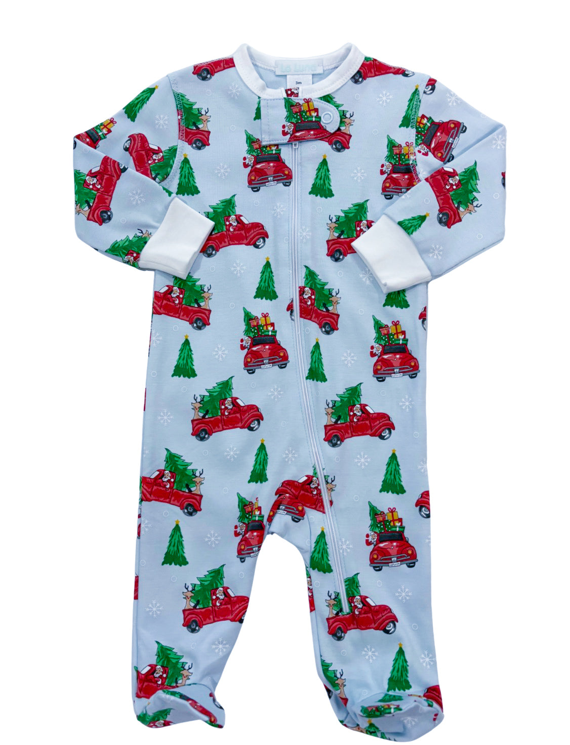 Christmas Tree Pima Boy Footie