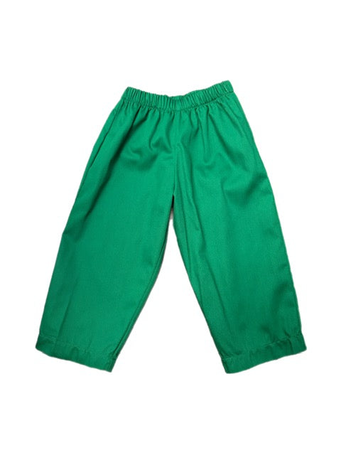Christmas Green Elastic Pants