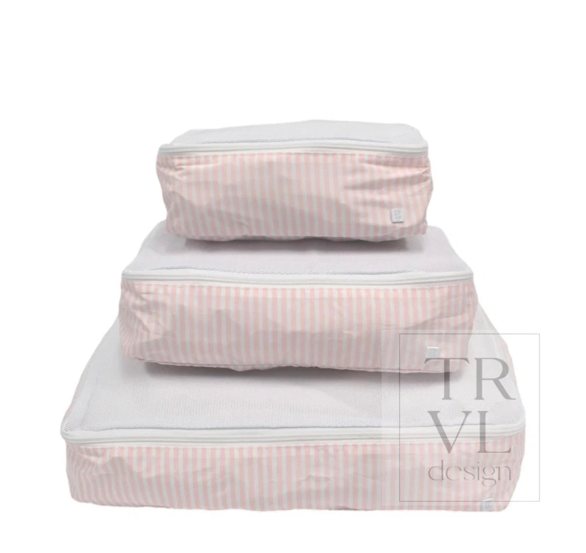 Pimlico Stripe Pink 3PC Packing Squad Packing Cubes