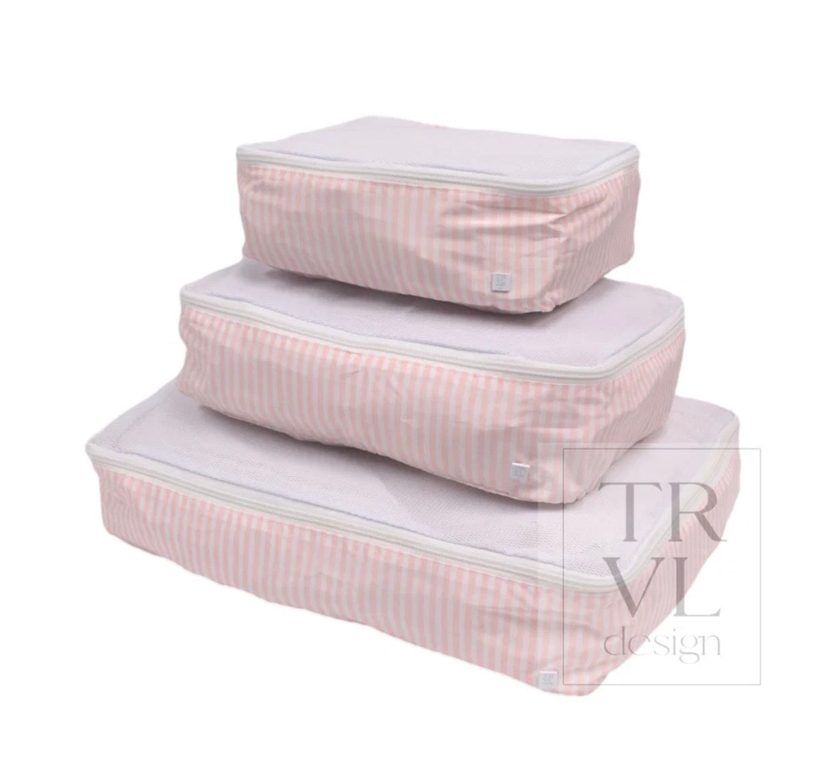 Pimlico Stripe Pink 3PC Packing Squad Packing Cubes