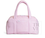 Pimlico Stripe Dusty Rose Quilted Grande Duffel