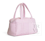 Pimlico Stripe Dusty Rose Quilted Grande Duffel