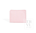 Pimlico Stripe Dusty Rose Medium Roadie Zip Pouch