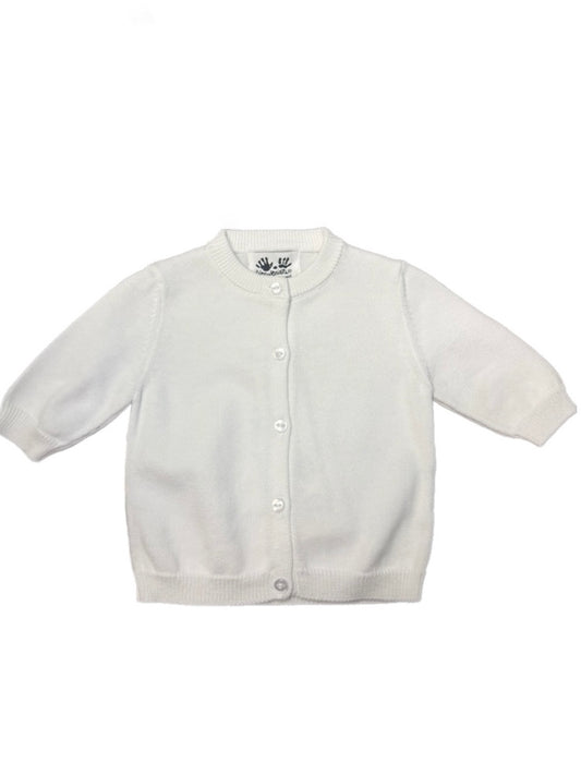 White Classic Cardigan