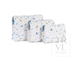 Coastal Tides Large Roadie Zip Pouch