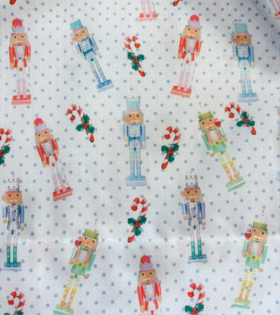 Nutcracker Pink L/S Dress w/Smocked Ruffle Collar