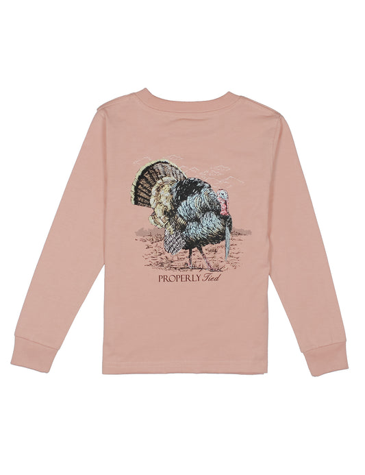 Gobbler Peach LS Tee