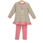 Puppy Ruffle Pant Set