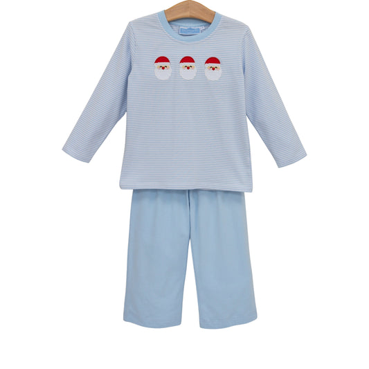 Santa Trio Blue Pant Set