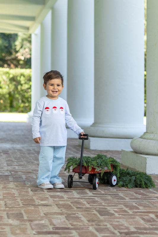 Santa Trio Blue Pant Set