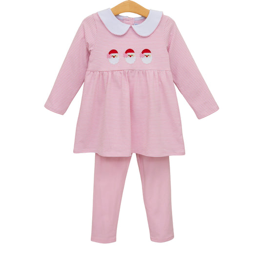 Santa Trio Pink Pant Set