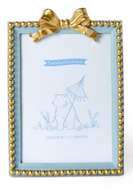 Golden Bow Photo Frame