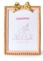 Golden Bow Photo Frame