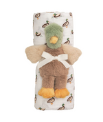 Mallard Swaddle & Rattle