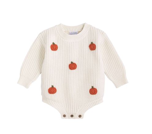 Ivory Pumpkin Sweater Bubble