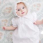 White Lace Ribbon Slip Dress