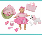 12" Puppy Care Playset