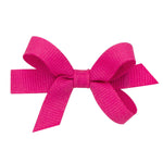 Baby Grosgrain Solid Basic Bow
