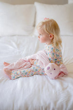 Pink Mini Stripe Dog Lovey Blanket