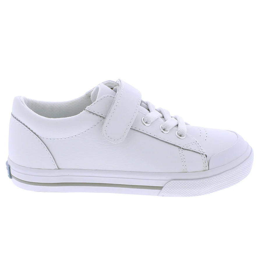 Reese White Leather Sneaker